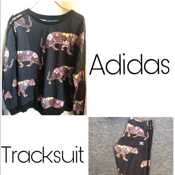 adidas tracksuit leopard
